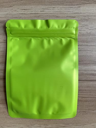 Wiederverschließbare Mylar-Beutel, geruchsdicht, wiederverschließbar, Verpackungszubehör für Lebensmittelaufbewahrung, kleine Unternehmen, Grün, 7,9 x 11,9 cm, 100 Stück Wiederverschließbare Mylar-Beutel, geruchsdicht, wiederverschließbar, Verpackungszubehör für Lebensmittelaufbewahrung, kleine Unternehmen, Grün, 7,9 x 11,9 cm, 100 Stück von Arsmat