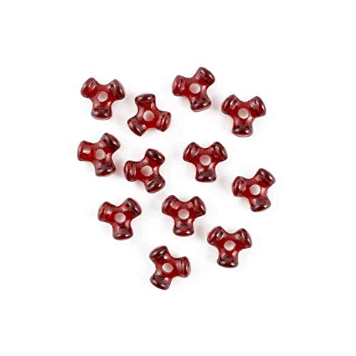 11 mm Acryl Weihnachten Rot Tri Perlen Bulk 1000 Stück 11 mm Acryl Weihnachten Rot Tri Perlen Bulk 1000 Stück von Art Cove