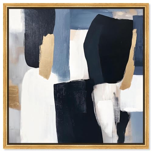Art Remedy Montierte Farbpalette I Leinwand, elegante Abstrakte, goldener Rahmen, 30,5 x 30,5 cm Art Remedy Montierte Farbpalette I Leinwand, elegante Abstrakte, goldener Rahmen, 30,5 x 30,5 cm von Art Remedy