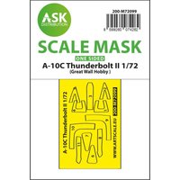 A-10C Thunderbolt II - One-sided fit express mask [Great Wall Hobby] von Art Scale Kit