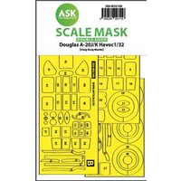A-20J/K Havoc - Double-sided express mask [HK Models] von Art Scale Kit