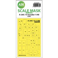 A-26C-15 Invader - One-sided mask self-adhesive pre-cutted [ICM] von Art Scale Kit