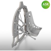 A6M Bulkhead with Seat in BOTTOM position - ASK 3D Print [Eduard] von Art Scale Kit