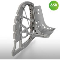 A6M Bulkhead with Seat in MIDDLE position - ASK 3D Print [Fine Molds] von Art Scale Kit