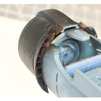 A6M2 Zero open engine cooling flaps with exhausts detail set - ASK 3D print [Eduard] von Art Scale Kit