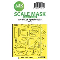 AH-64D/E - Double-sided fit express mask [Takom] von Art Scale Kit