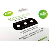 ASK Razor Saw Radius - ultra & extra smooth asymmetric 100/65 teeth1 pc. ASK Razor Saw Radius - ultra & extra smooth asymmetric 100/65 teeth1 pc. von Art Scale Kit