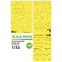 Avro Lancaster B Mk.I/III express self adhesive masks [Border Model] von Art Scale Kit