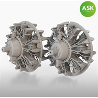 B-25 Mitchell - 2 pc. Engines Wright R-2600 [HK Model] von Art Scale Kit