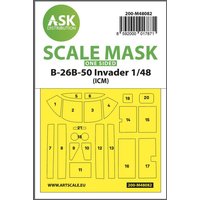 B-26B-50 Invader - One-sided mask self-adhesive pre-cutted [ICM] von Art Scale Kit