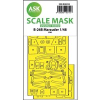 B-26B Marauder - Double-sided express fit mask [ICM] von Art Scale Kit