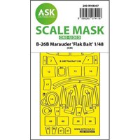 B-26B Marauder Flak Bait - One-sided express fit mask [ICM] von Art Scale Kit