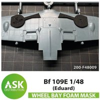 Bf 109E FOAM flexibel wheel bay mask [Eduard] von Art Scale Kit
