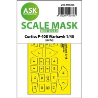 Curtiss P-40B Warhawk - One-sided express fit mask [Airfix] von Art Scale Kit
