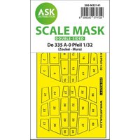 Dornier Do 335A-0 Pfeil - Double-sided mask [Zoukei Mura] von Art Scale Kit