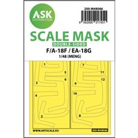 F/A-18F Super Hornet / EA-18G Growler - Double-sided express mask [Meng Model] von Art Scale Kit