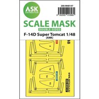 F-14D Super Tomcat - Double-sided express fit mask [AMK] von Art Scale Kit