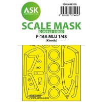 F-16A MLU - Double-sided fit and self adhesive express mask [Kinetic] von Art Scale Kit