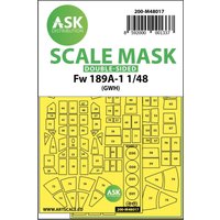 Focke Wulf Fw 189 - Double-sided painting mask [Great Wall Hobby] von Art Scale Kit