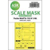 Focke-Wulf Ta 152 H - Double-sided express mask [Hobby2000] von Art Scale Kit