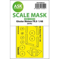 Gloster Meteor FR.9 - One-sided fit and self adhesive express mask [Airfix] von Art Scale Kit
