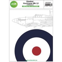 Hawker Hurricane Mk.I, Mk.II - stencils Hawker Hurricane Mk.I, Mk.II - stencils von Art Scale Kit