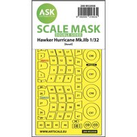 Hawker Hurricane Mk.IIB - Double-sided express masks [Revell] von Art Scale Kit