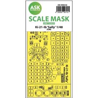 Ki-21-Ib Sally - One-sided express fit mask [ICM] von Art Scale Kit