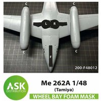 Me 262A  FOAM flexibel wheel bay and engine intake mask [Tamiya] von Art Scale Kit