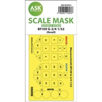 Messerschmitt Bf 109G-2/G-4  - Double-sided express masks [Revell] von Art Scale Kit
