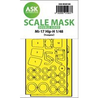 Mil Mi-17 Hip-H - Double-sided express fit mask [Trumpeter] von Art Scale Kit