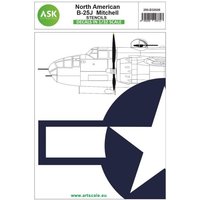N.A. B-25J Mitchell stencils N.A. B-25J Mitchell stencils von Art Scale Kit