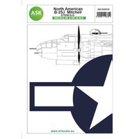 N.A. B-25J Mitchell stencils N.A. B-25J Mitchell stencils von Art Scale Kit
