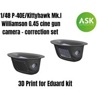 P-40E/Kittyhawk Mk.I  Williamson G.45 cine gun camera - correction set [Eduard] von Art Scale Kit