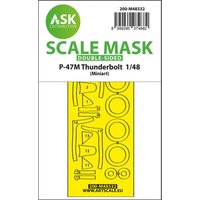 P-47M Thunderbolt - Double-sided express fit mask [Miniart] von Art Scale Kit
