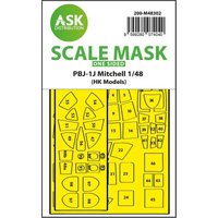 PBJ-1J Mitchell - One-sided express fit mask [HK Models] von Art Scale Kit