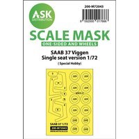 SAAB 37 Viggen single seater - One-sided painting mask [Special Hobby] von Art Scale Kit