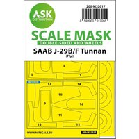 SAAB J-29B/F - Double-sided express masks [Fly] von Art Scale Kit