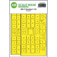 SBD-3 Dauntless - Double-sided express fit mask [Trumpeter] von Art Scale Kit