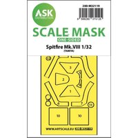 Spitfire Mk.VIII - One-sided express fit mask [Tamiya] von Art Scale Kit