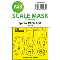 Spitfire Mk.Va - One-sided express fit and self adhesive mask [Kotare] von Art Scale Kit