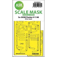 Su-30SM Flanker-H - Double-sided express fit mask [Kitty Hawk] von Art Scale Kit