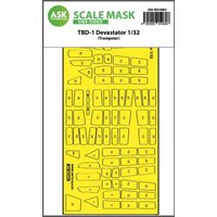 TBD-1 Devastator - One-sided express fit mask [Trumpeter] von Art Scale Kit