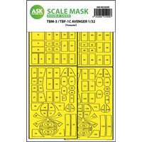 TBM-3/TBF-1C - Double-sided express fit mask [Trumpeter] von Art Scale Kit