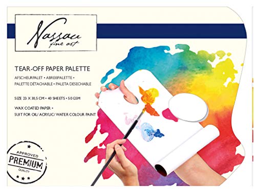 Art Sensations AR0300/GE Nassau Fine Art Abreißpalette, Weiß, Normal Art Sensations AR0300/GE Nassau Fine Art Abreißpalette, Weiß, Normal von Art Sensations