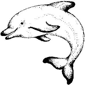 Art Stamps Stempel, klein, Delfin-Form von Art Stamps