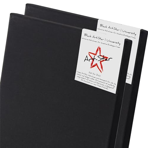 Art-Star 2x UNIVERSITY BLACK KEILRAHMEN 70x100 cm | schwarze Leinwände vorgrundiert, malfertige bespannteLeinwand zum Malen Art-Star 2x UNIVERSITY BLACK KEILRAHMEN 70x100 cm | schwarze Leinwände vorgrundiert, malfertige bespannteLeinwand zum Malen von Art-Star