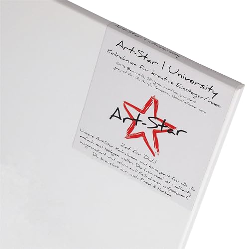 Art-Star UNIVERSITY KEILRAHMEN | 1x Leinwand vorgrundiert, malfertig bespannte Rahmen mit Leinwandtuch zum Bemalen | Format: 80x100cm Art-Star UNIVERSITY KEILRAHMEN | 1x Leinwand vorgrundiert, malfertig bespannte Rahmen mit Leinwandtuch zum Bemalen | Format: 80x100cm von Art-Star