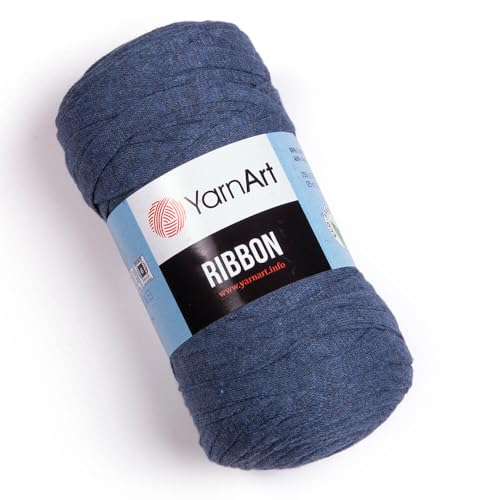 Art of Yarn T-Shirt-Garn, 60 % Baumwolle, zum Häkeln, Stricken, weich, grob, 40 % Polyester, Anfänger-T-Shirt, 500 g, Untersetzer, PerfectBags, Körbe, Decken, Heimdekoration, Dunkelblau, 9761 Art of Yarn T-Shirt-Garn, 60 % Baumwolle, zum Häkeln, Stricken, weich, grob, 40 % Polyester, Anfänger-T-Shirt, 500 g, Untersetzer, PerfectBags, Körbe, Decken, Heimdekoration, Dunkelblau, 9761 von Art of Yarn