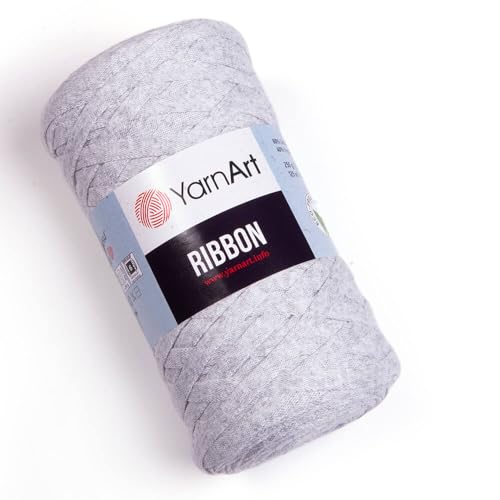 Art of Yarn T-Shirt-Garn, 60 % Baumwolle, zum Häkeln, Stricken, weich, grob, 40 % Polyester, Anfänger-T-Shirt, 500 g, Untersetzer, PerfectBags, Körbe, Decken, Heimdekoration, Hellgrau, 9756 Art of Yarn T-Shirt-Garn, 60 % Baumwolle, zum Häkeln, Stricken, weich, grob, 40 % Polyester, Anfänger-T-Shirt, 500 g, Untersetzer, PerfectBags, Körbe, Decken, Heimdekoration, Hellgrau, 9756 von Art of Yarn